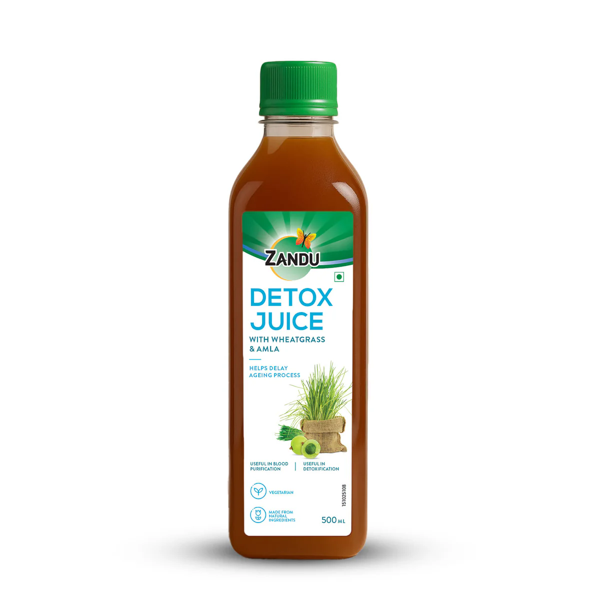 Show details for Zandu Detox Juice with Wheatgrass & Amla - 500 ml Picture of Zandu Detox Juice with Wheatgrass & Amla - 500 ml