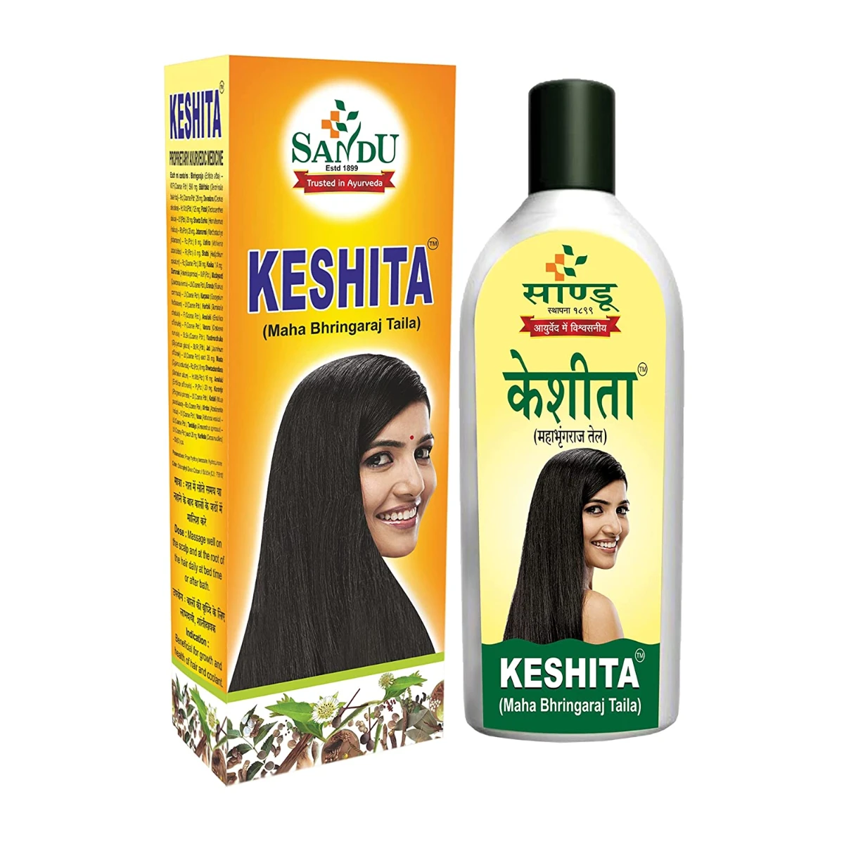 Picture of Sandu Keshita Maha Bhringaraj Taila - 100 ML