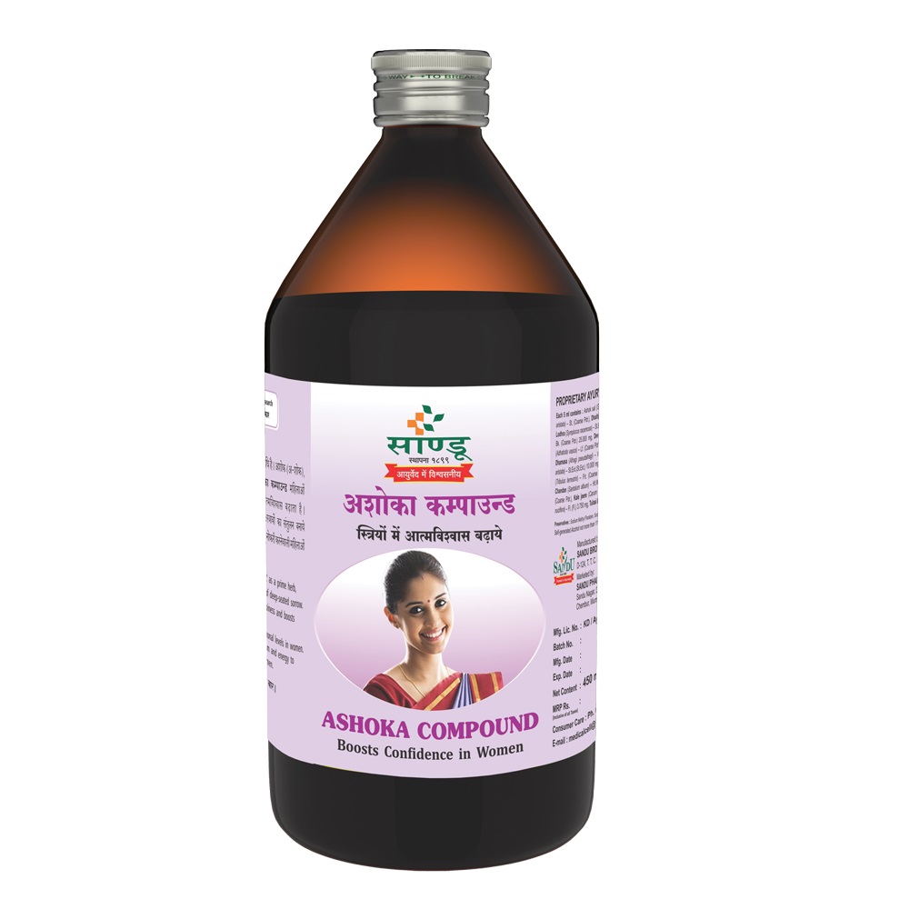 Picture of Sandu Ashoka Compound Syrups - 450 ML