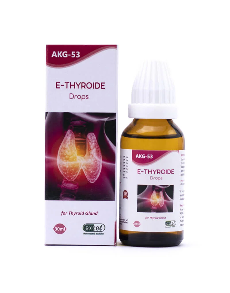 Picture of Excel Pharma  AKG 53 E-Thyroide Drops - 30 ML - Pack of 2