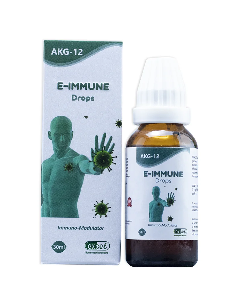 Picture of Excel Pharma AKG 12 E-Immune Drops - 30 ML - Pack of 2