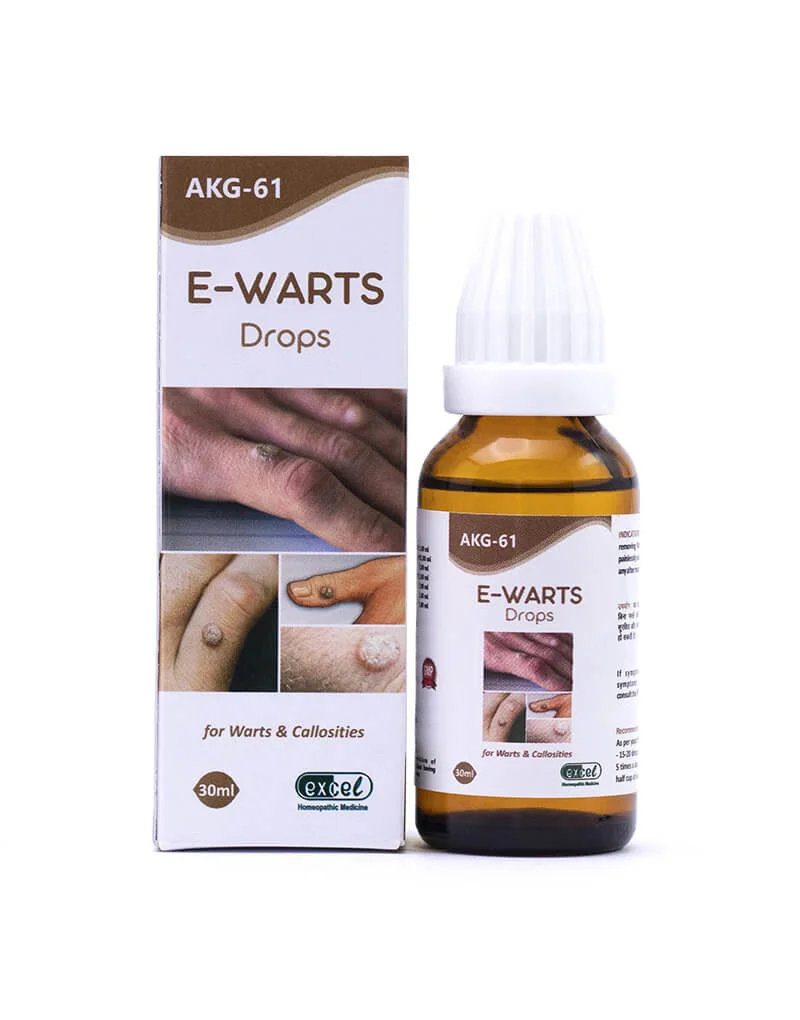 Picture of Excel Pharma AKG 61 E-Warts Drops - 30 Ml - Pack of 2