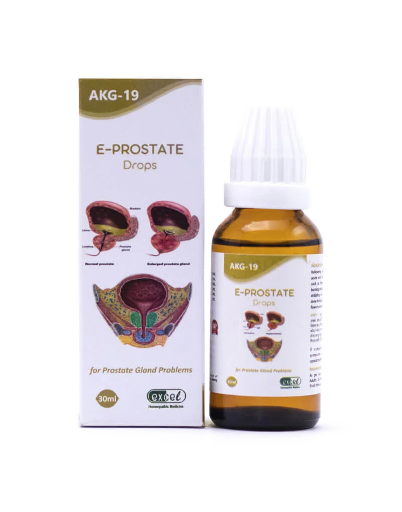 Picture of Excel Pharma AKG 19 E-Prostate Drops - 30 ML - Pack of 2