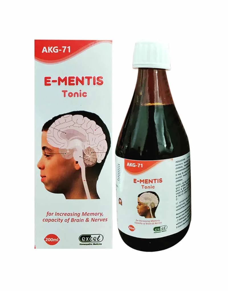 Picture of Excel Pharma AKG 71 E-Mentis Tonic - 30 ML - Pack of 2