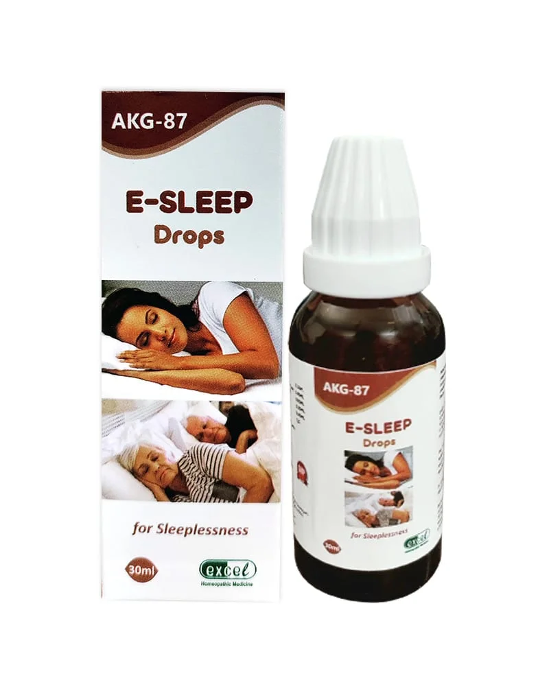Picture of Excel Pharma AKG 87 E-Sleep Drops - 30 ML - Pack of 2