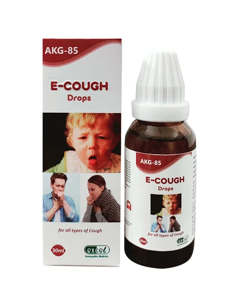 Picture of Excel Pharma AKG 85 E-Cough Drops - 30 ML - Pack of 2