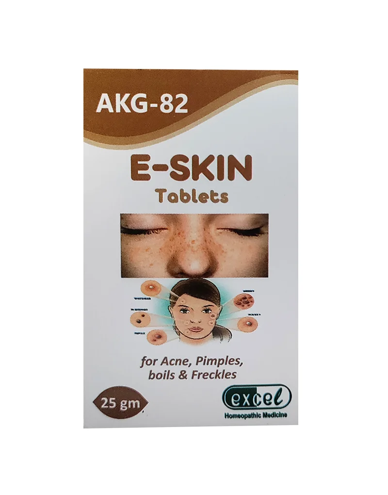 Picture of Excel Pharma AKG 82 E-Skin Tablets - 25 GM - Pack of 2