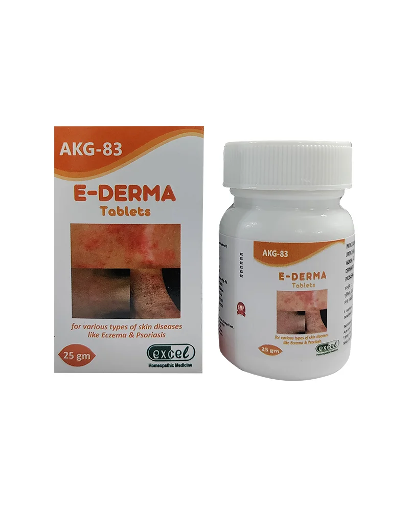Picture of Excel Pharma AKG 83 E-Derma Tablets - 25 GM - Pack of 2