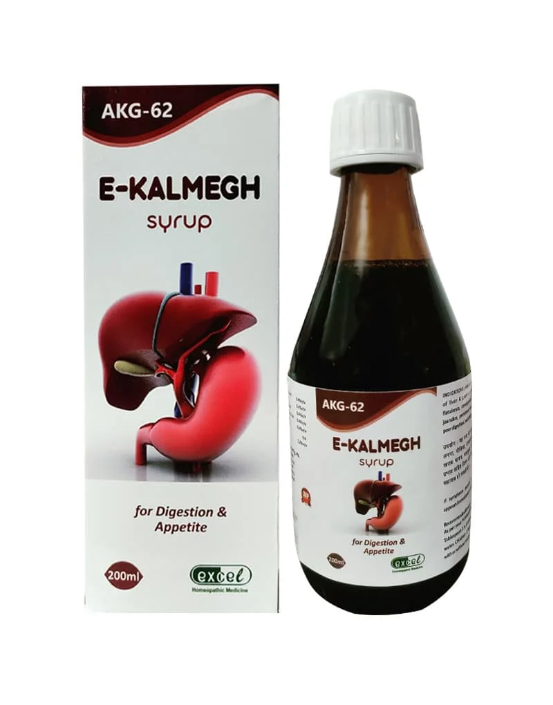 Picture of Excel Pharma AKG 62 E-Kalmegh Syrup - 200 ML - Pack of 2