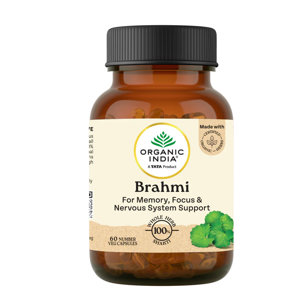 Show details for Organic India Brahmi - 60 Capsules Picture of Organic India Brahmi - 60 Capsules