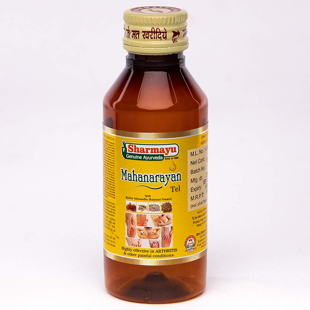 Picture of Sharmayu Ayurveda Mahanarayan Tel - 100 ML
