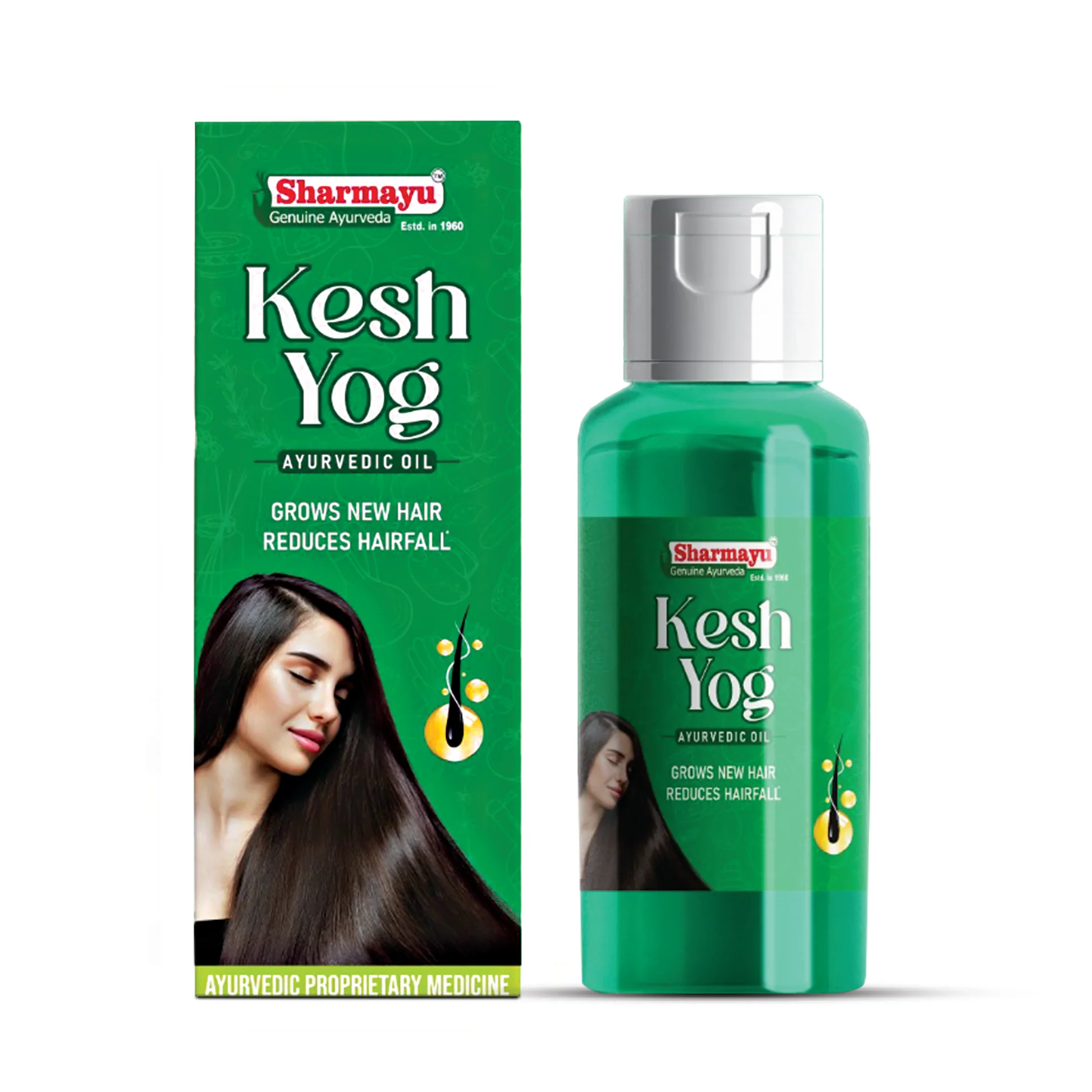 Show details for Sharmayu Ayurveda Kesh Yog Oil - 100 ML Picture of Sharmayu Ayurveda Kesh Yog Oil - 100 ML