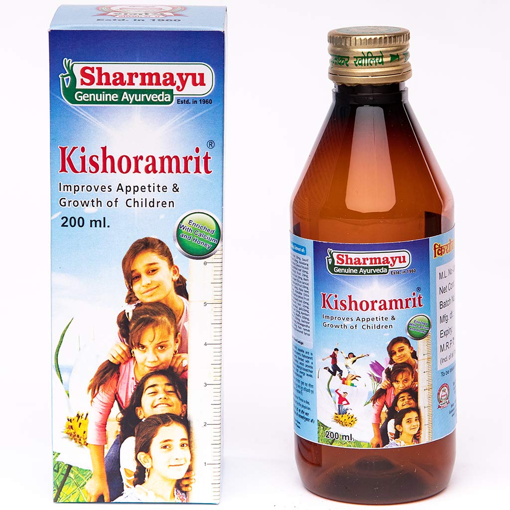 Picture of Sharmayu Ayurveda Kishoramrit Tonic - 200 ML