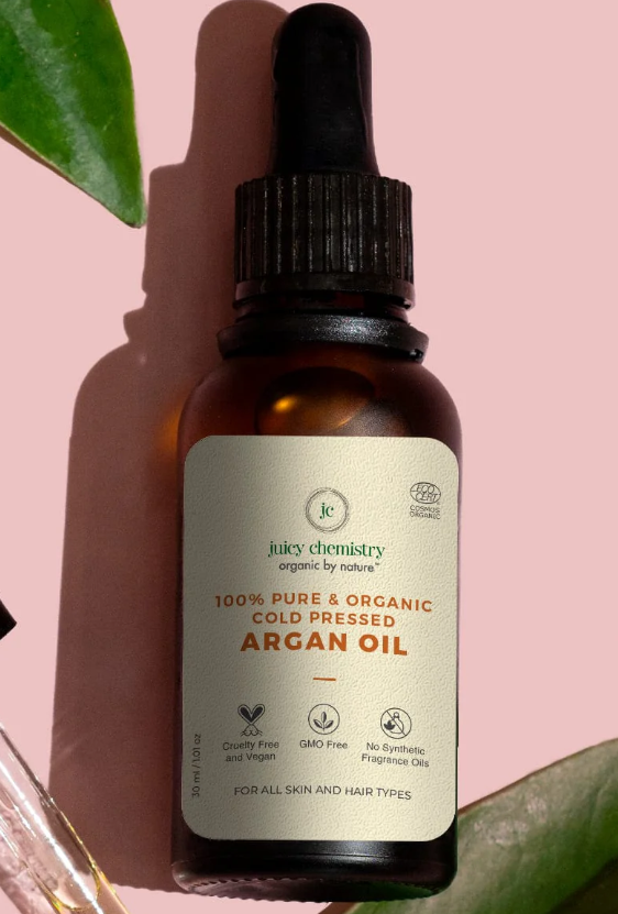 Picture of Juicy Chemistry Pure & Organic Argan Cold Pressed Carrier Oil - 30 ML
