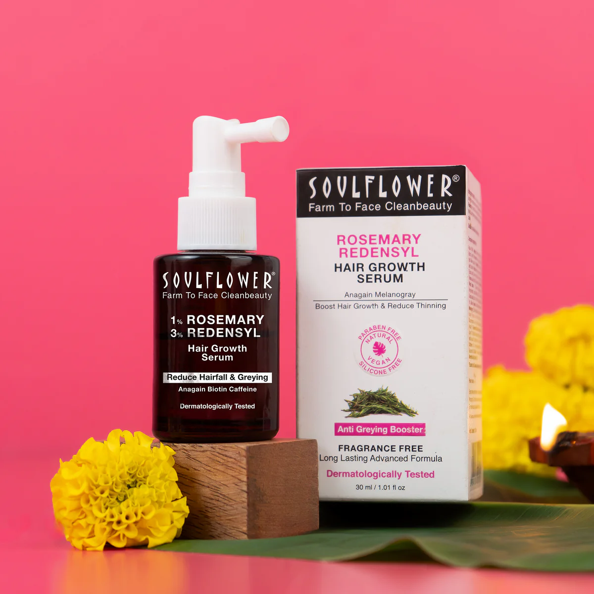 Picture of Soulflower Rosemary Redensyl Hair Growth Serum - 30 ML