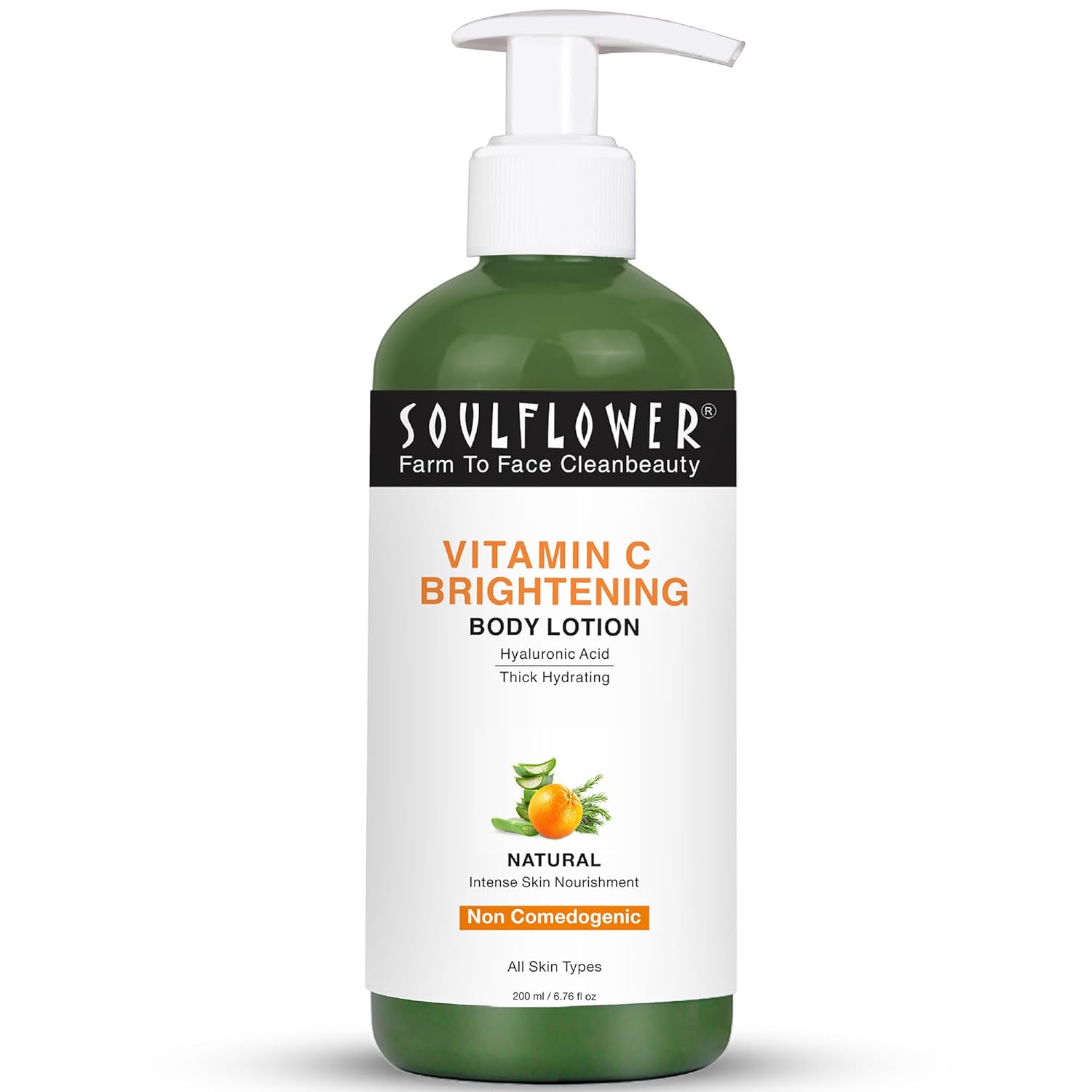 Picture of Soulflower Vitamin C Brightening Body Lotion - 200 ML