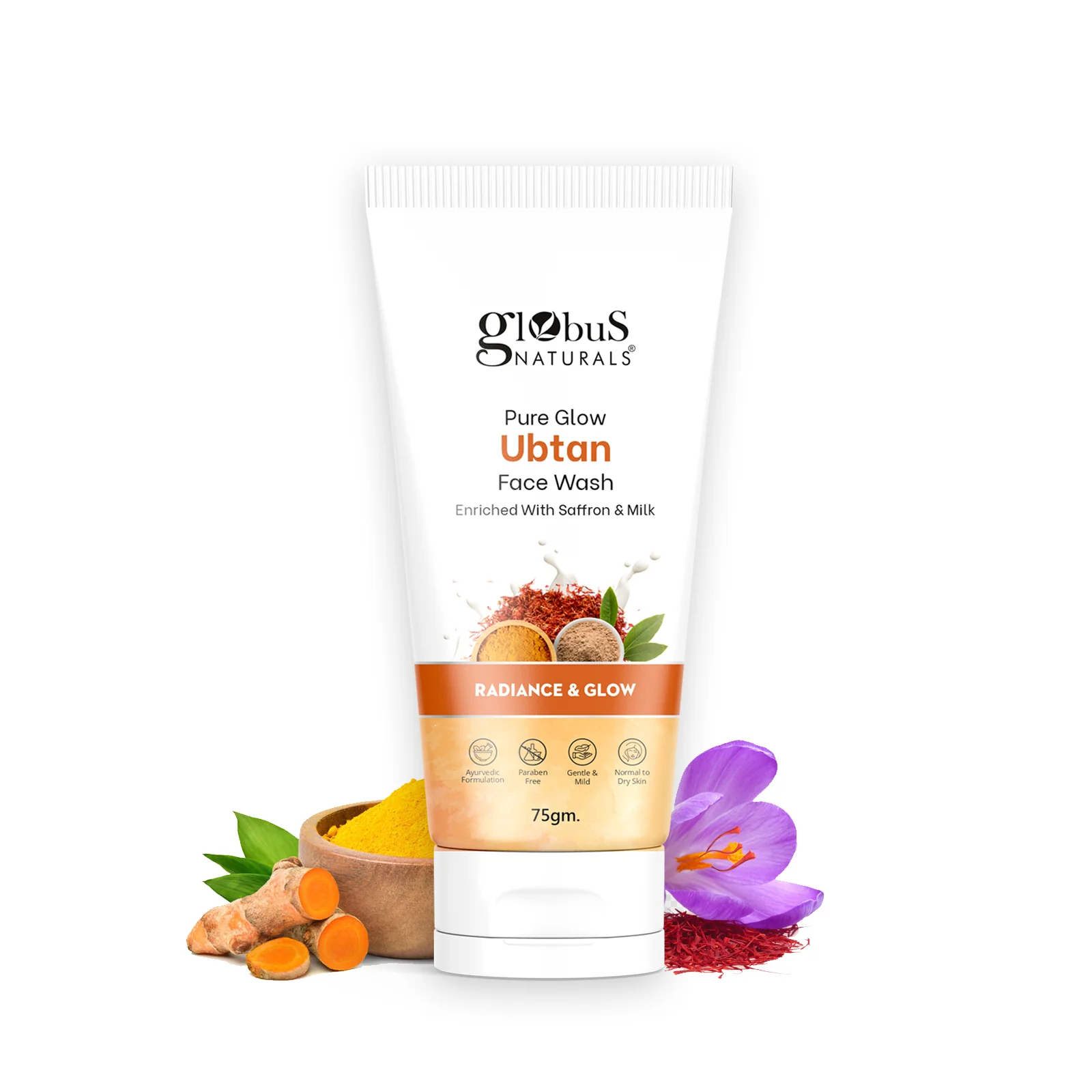 Show details for Globus Naturals Pure Glow Ubtan Face Wash - 75 GM Picture of Globus Naturals Pure Glow Ubtan Face Wash - 75 GM