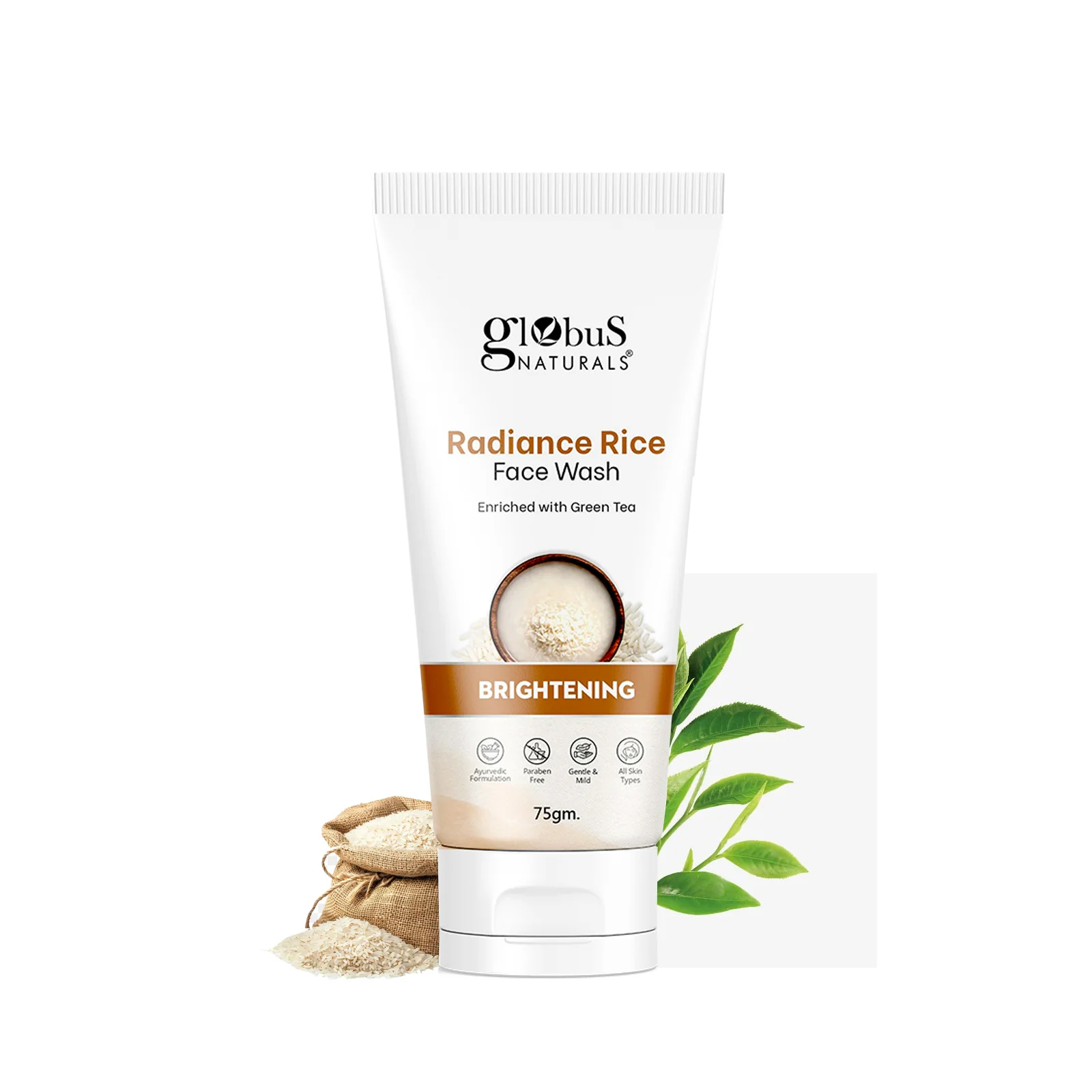 Show details for Globus Naturals Radiance Rice Face Wash Picture of Globus Naturals Radiance Rice Face Wash