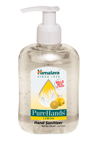 Show details for Himalaya Pure Hands Hand Sanitizer Lemon 250 ml Picture of Himalaya Pure Hands Hand Sanitizer Lemon 250 ml