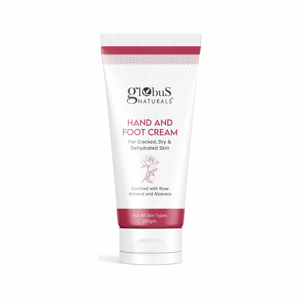 Picture of Globus Naturals Nourishing Hand & Foot Cream, On The Go Hydration - 100 GM
