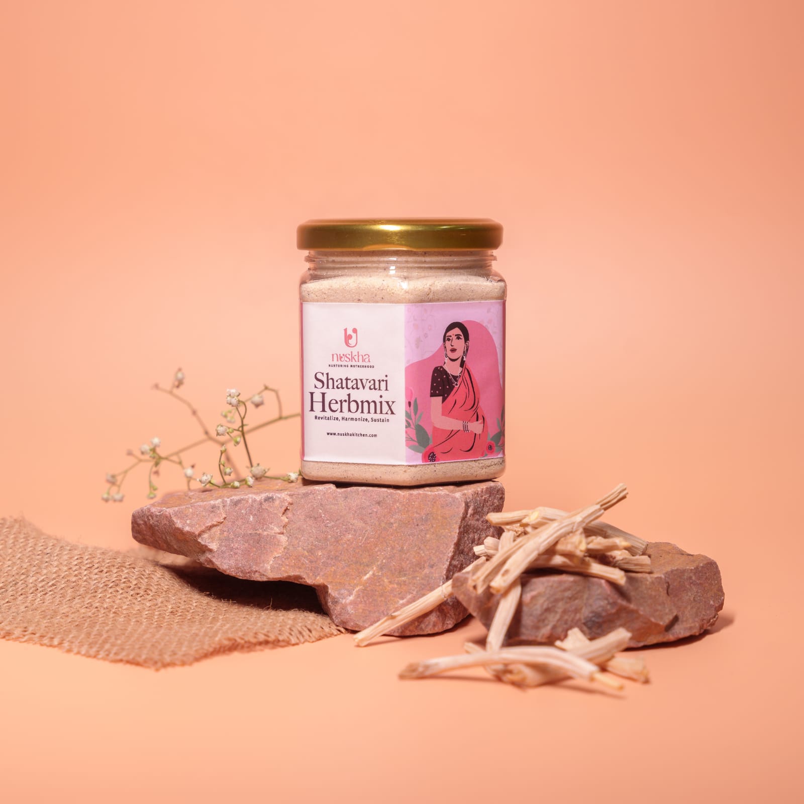 Picture of Nuskha Shatavari Herb Mix - 150 GM