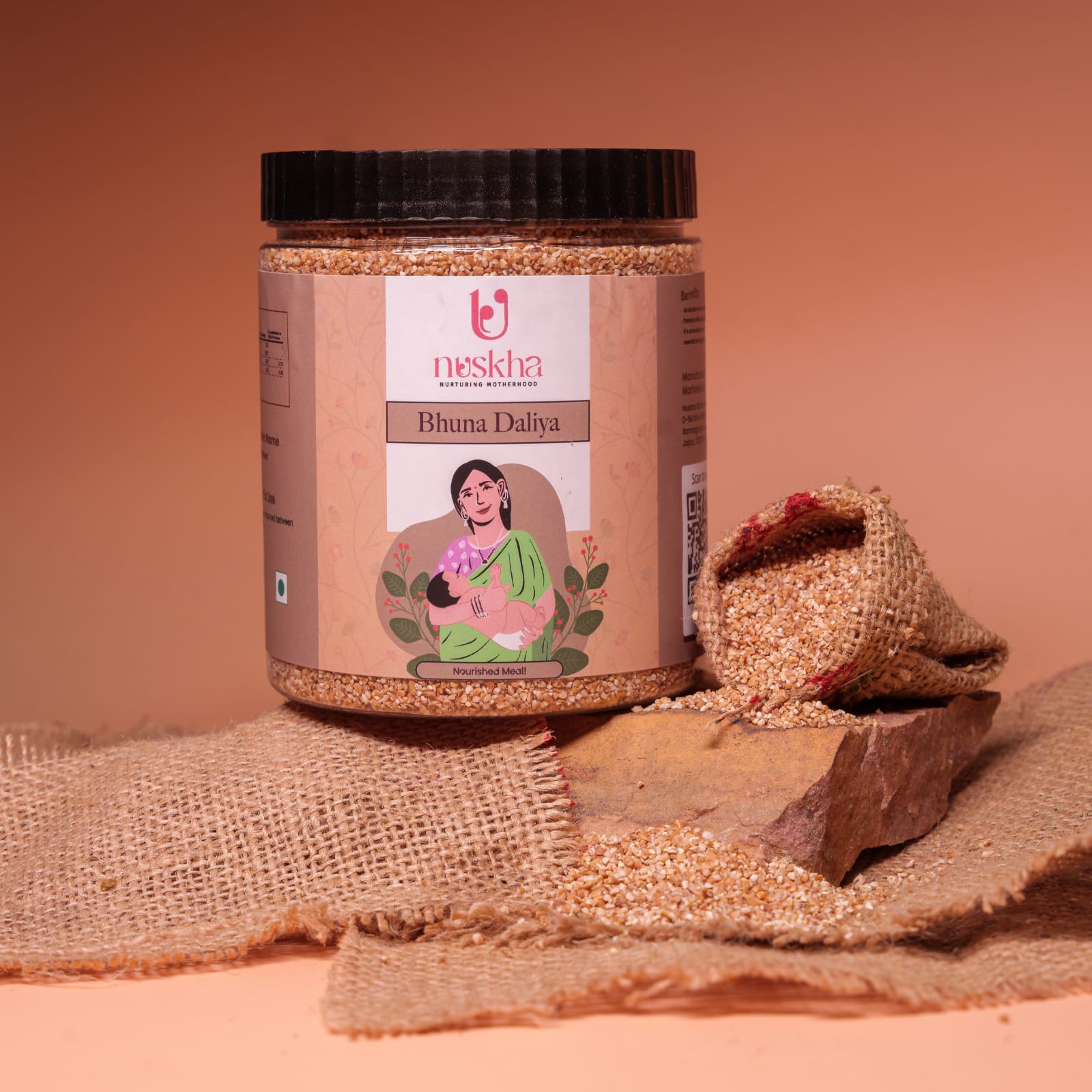 Picture of Nuskha Bhuna Daliya - 500 GM