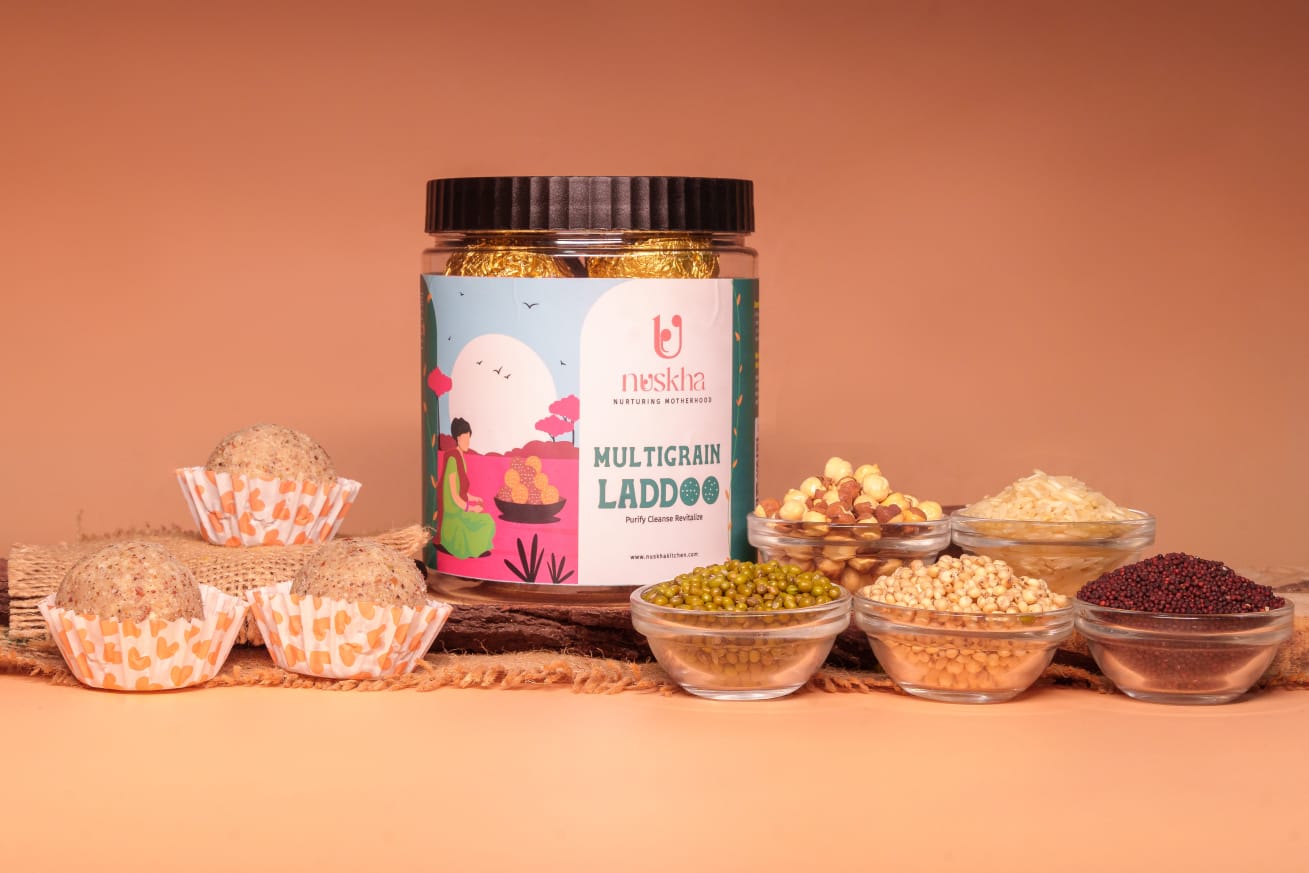 Picture of Nuskha Multigrain Laddoo - 1KG