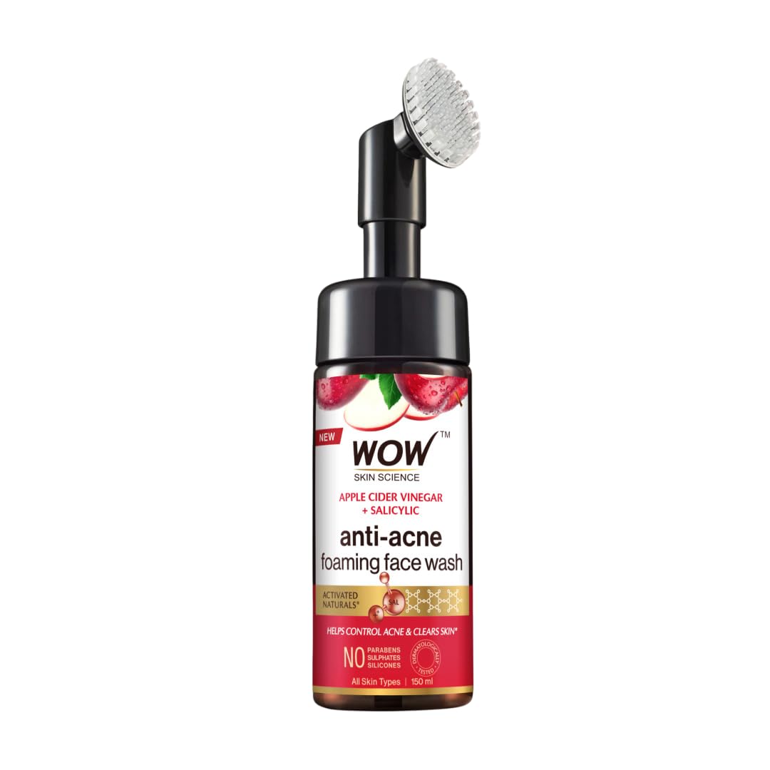Picture of Wow Skin Science Apple Cider Vinegar Foaming Face Wash - 150 ML