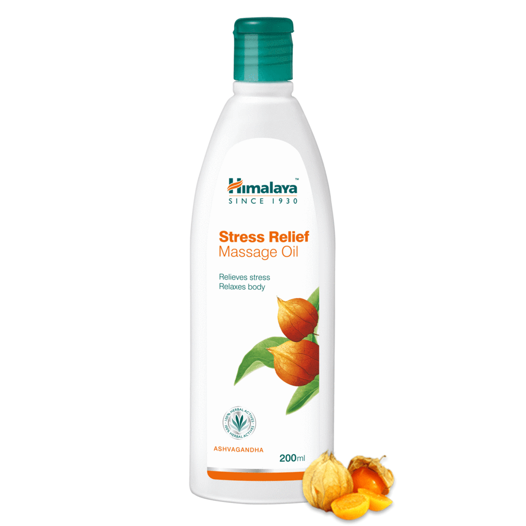 Picture of Himalaya Stress Relief Massage Oil 200 ml