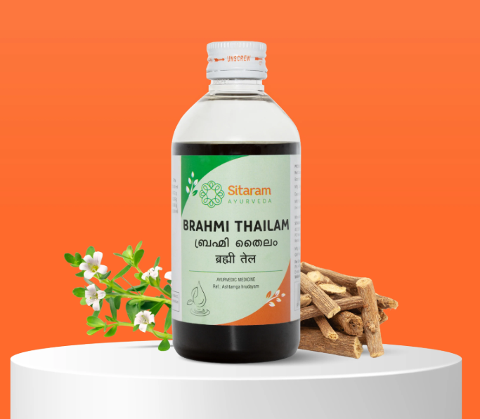 Picture of Sitaram Ayurveda Brahmi Thailam - 200 ML
