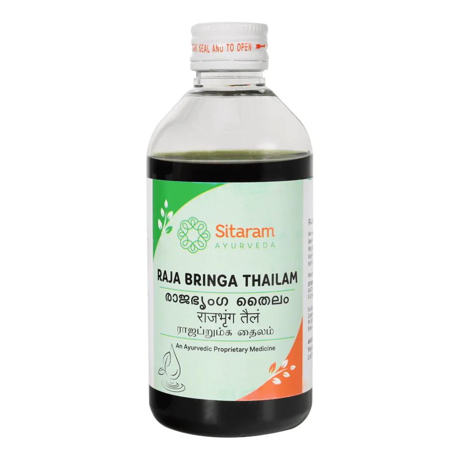 Picture of Sitaram Ayurveda Raja Bringa Thailam - 200 ML