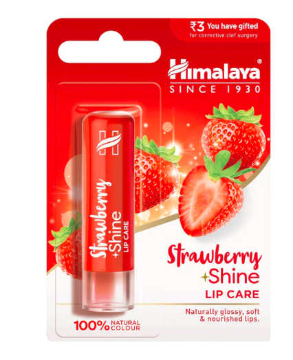 Show details for Himalaya Strawberry Shine Lip Care 4.5 grams Picture of Himalaya Strawberry Shine Lip Care 4.5 grams