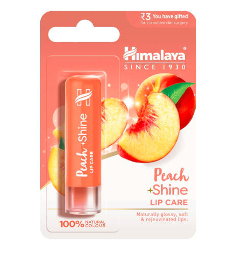 Show details for Himalaya Peach Shine Lip Care 4.5 grams Picture of Himalaya Peach Shine Lip Care 4.5 grams