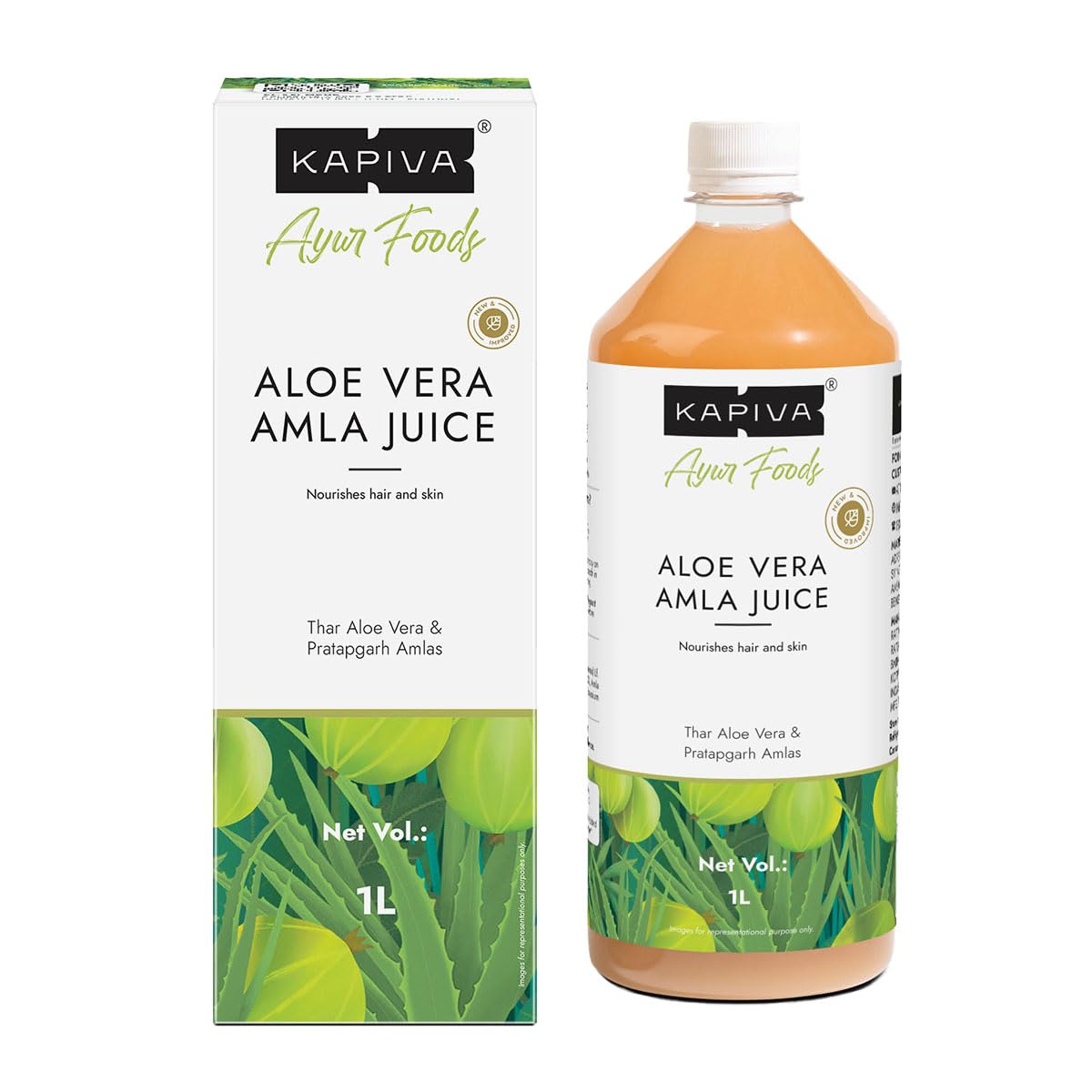 Picture of Kapiva Ayurveda Aloe + Amla Juice - 1L
