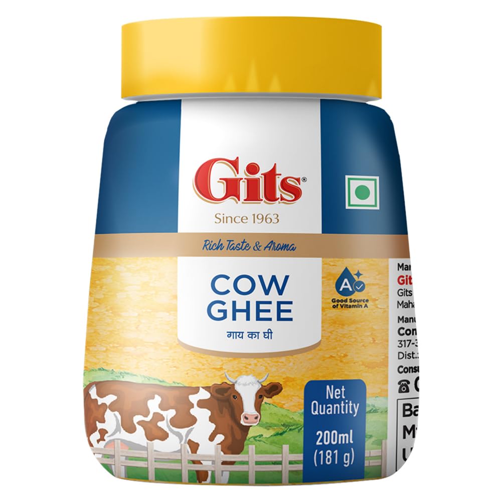 Picture of Gits Cow Ghee | Rich Taste & Aroma | Good source of Vitamin A, Delicious, Healthy & Nutritious