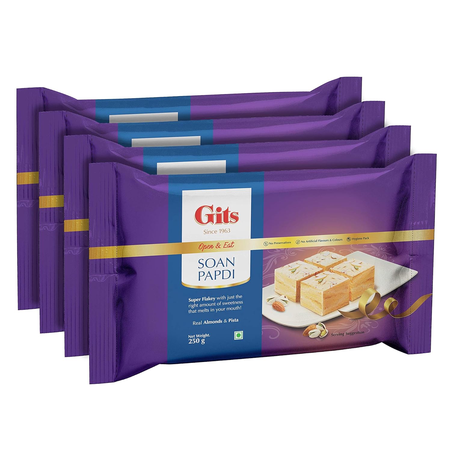 Picture of Gits Soan Papdi - 250 GM - Pack of 4