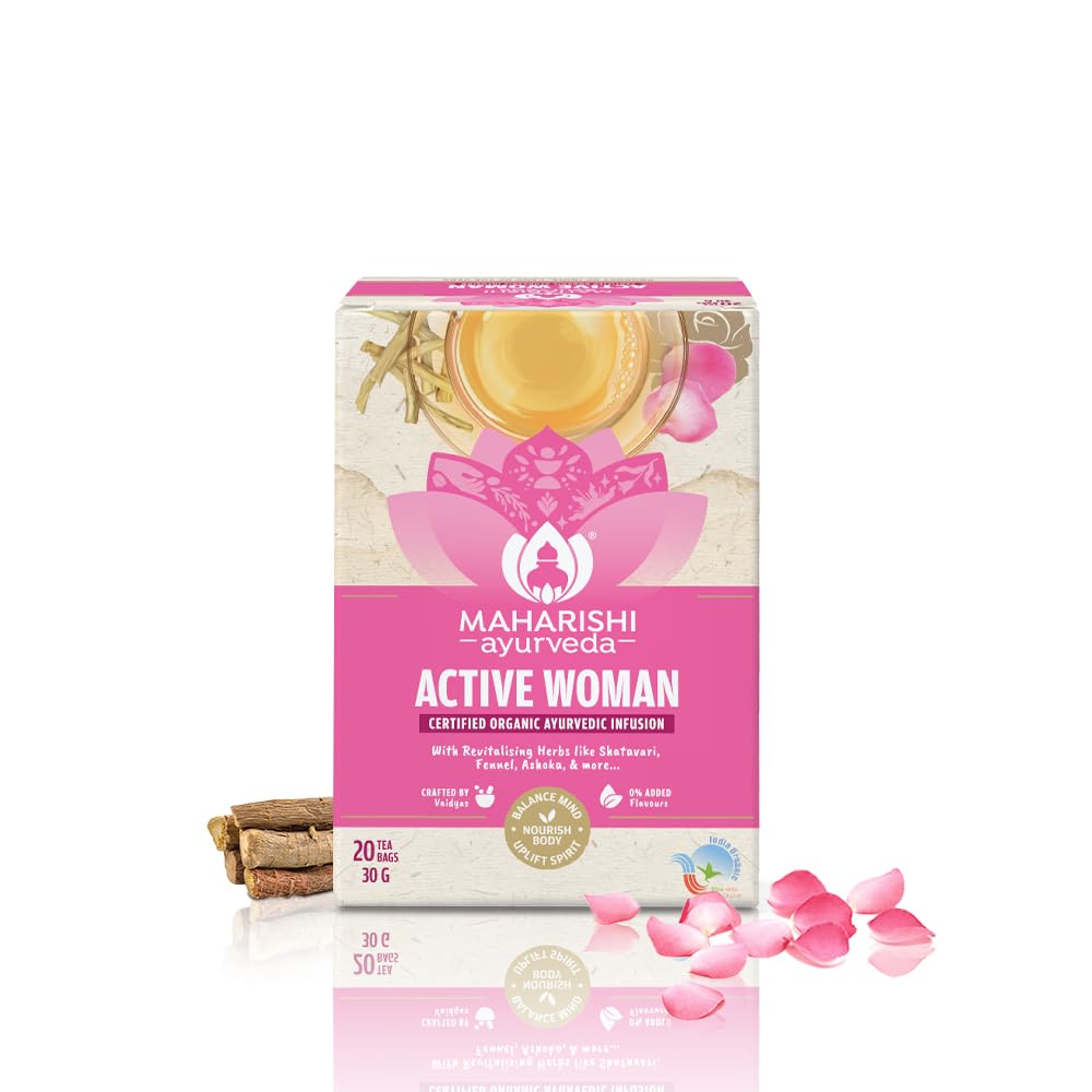 Picture of Maharishi Ayurveda Active Women Tea - 20 Tea Bags - 30 GM