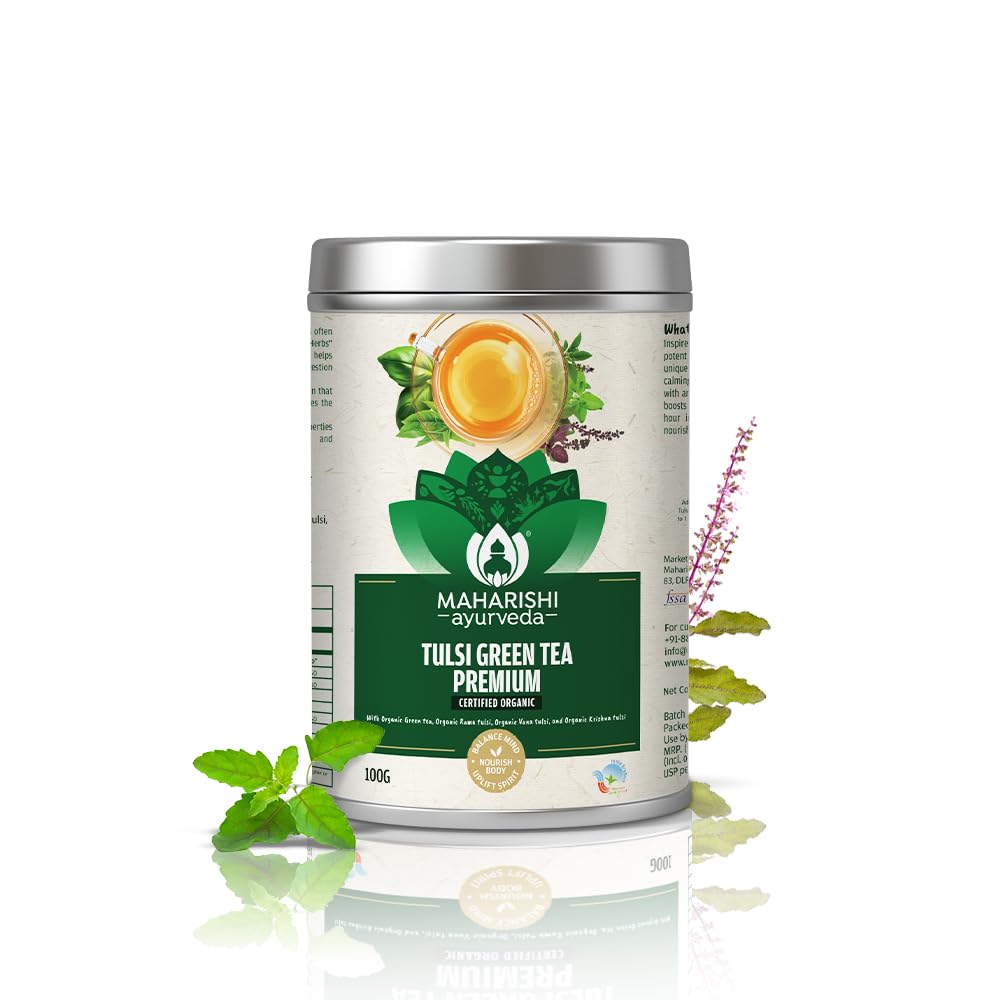 Picture of Maharishi Ayurveda Tulsi Green Tea Premium - 100 GM