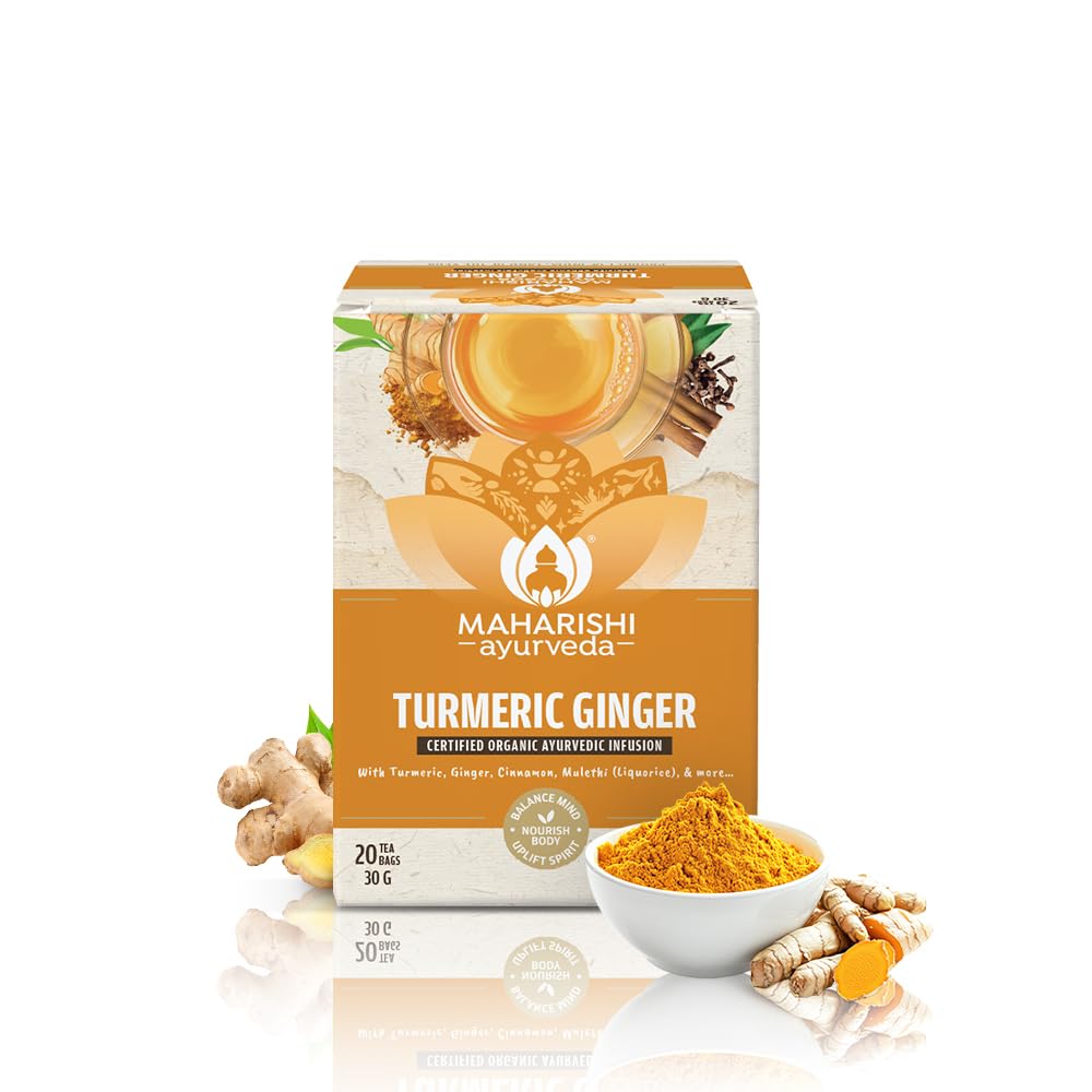 Picture of Maharishi Ayurveda Turmeric Ginger - 20 Tea Bags - 30 GM