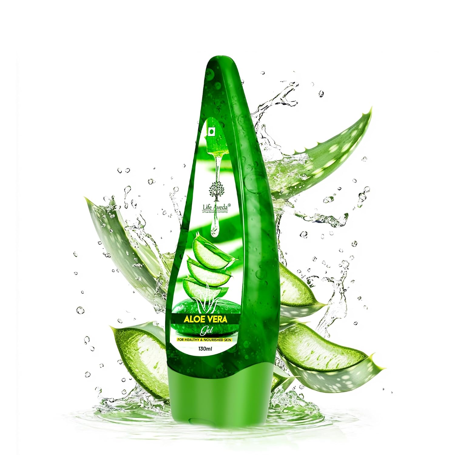 Picture of Life Aveda Premium Aloe vera Gel - 130 ML - Pack of 2