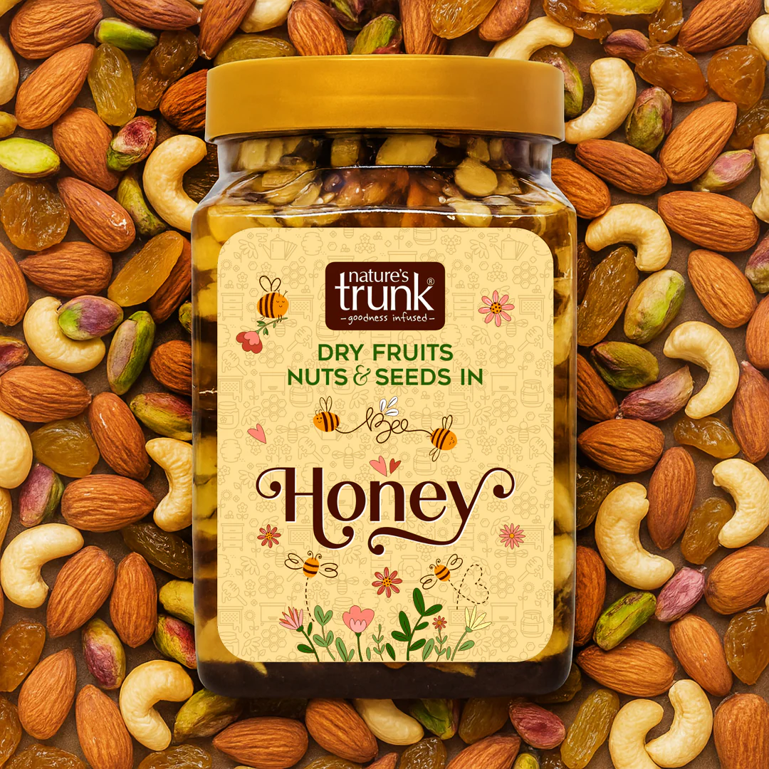 Picture of Nature's Trunk Dry Fruits & Nuts in Honey - 800 GM