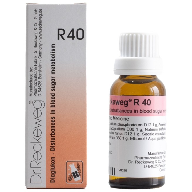 Picture of Dr. Reckeweg R40 22ml Diabetes Drops