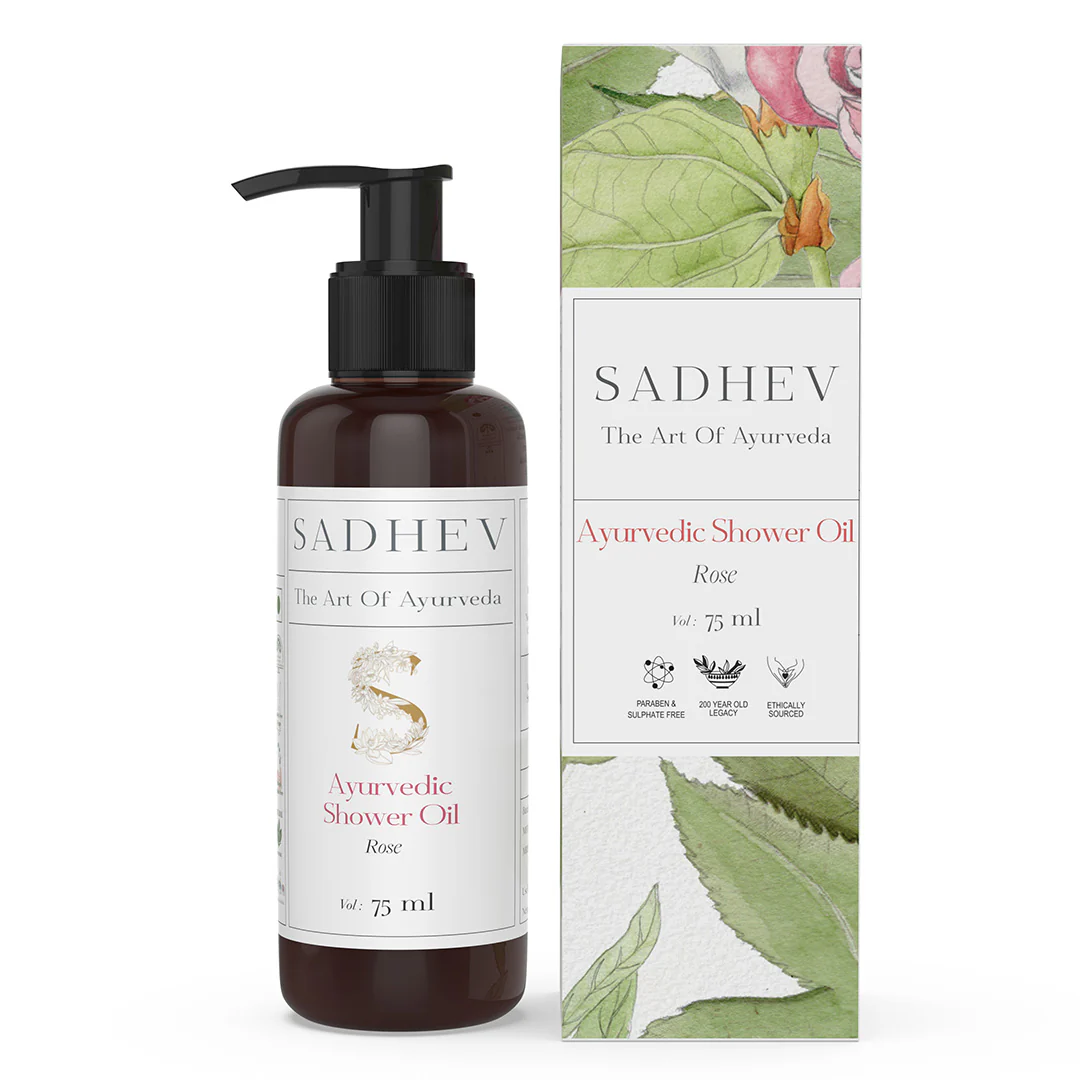 Picture of Sadhev Ayurvedic Rose Shower Oil