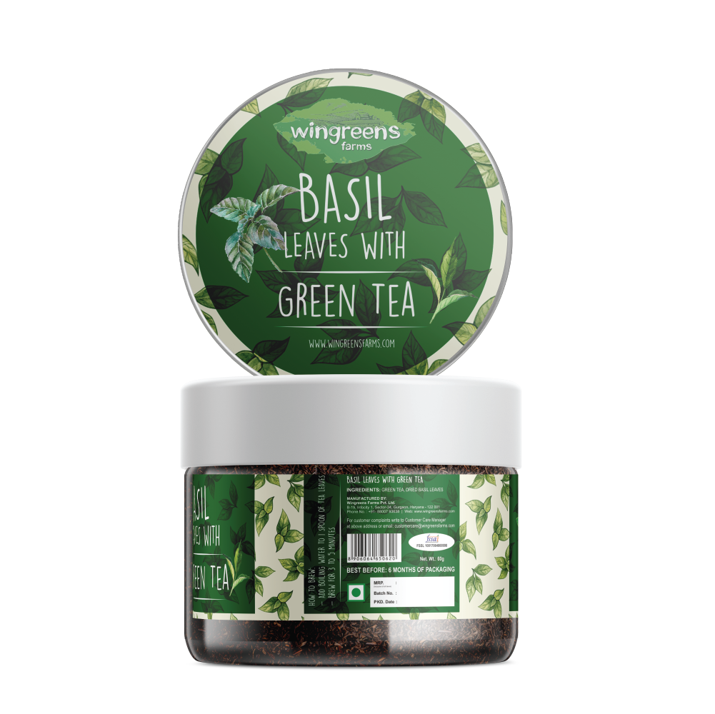 Picture of WINGREENS BASIL WITH GREEN TEA 60g