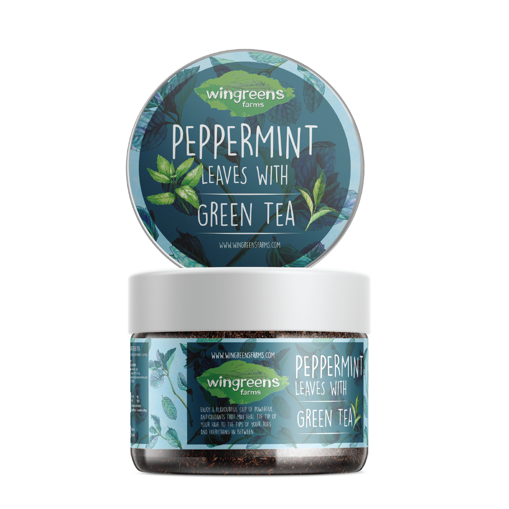 Show details for WINGREENS PEPPERMINT WITH GREEN TEA 60g Picture of WINGREENS PEPPERMINT WITH GREEN TEA 60g