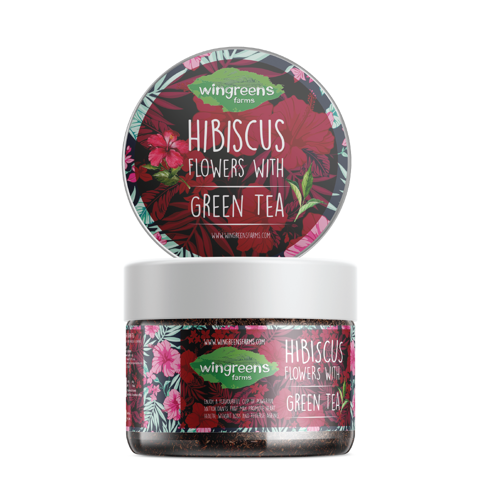 Picture of WINGREENS HIBISCUS WITH GREEN TEA 60g
