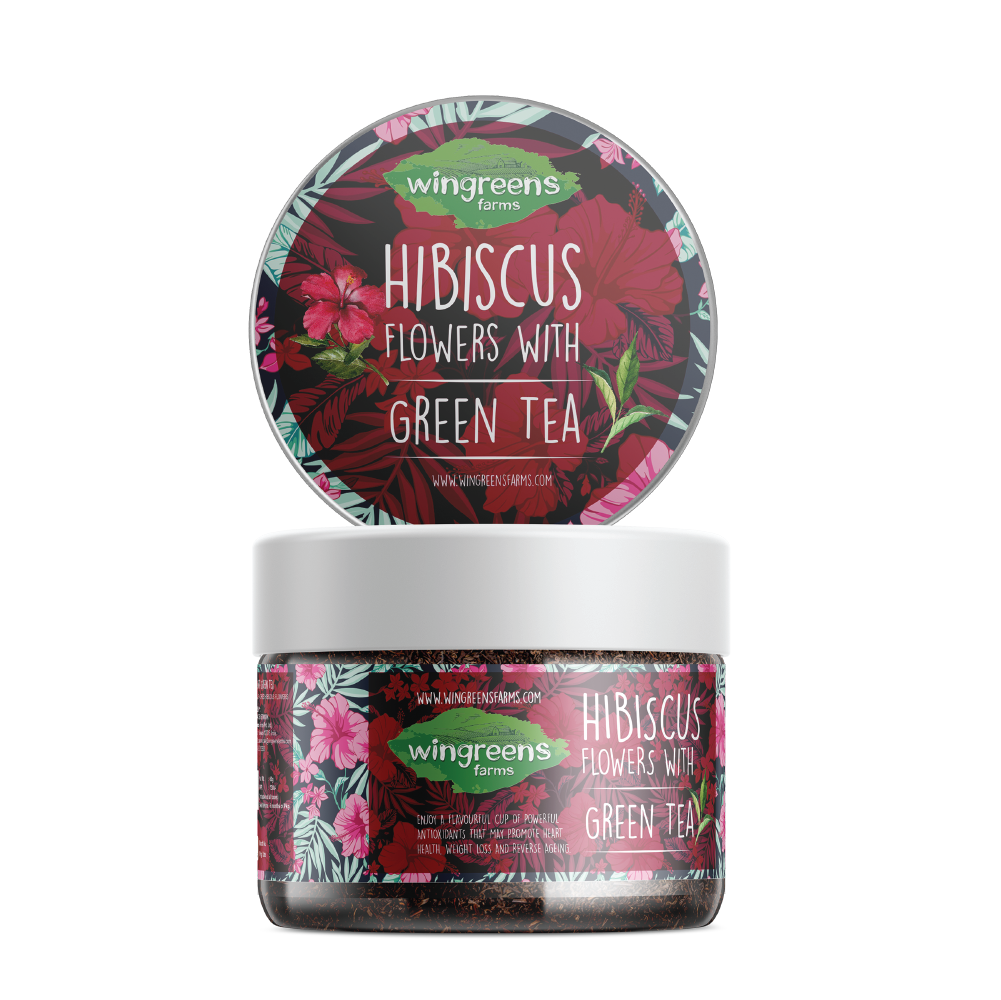Show details for WINGREENS HIBISCUS WITH GREEN TEA 60g Picture of WINGREENS HIBISCUS WITH GREEN TEA 60g