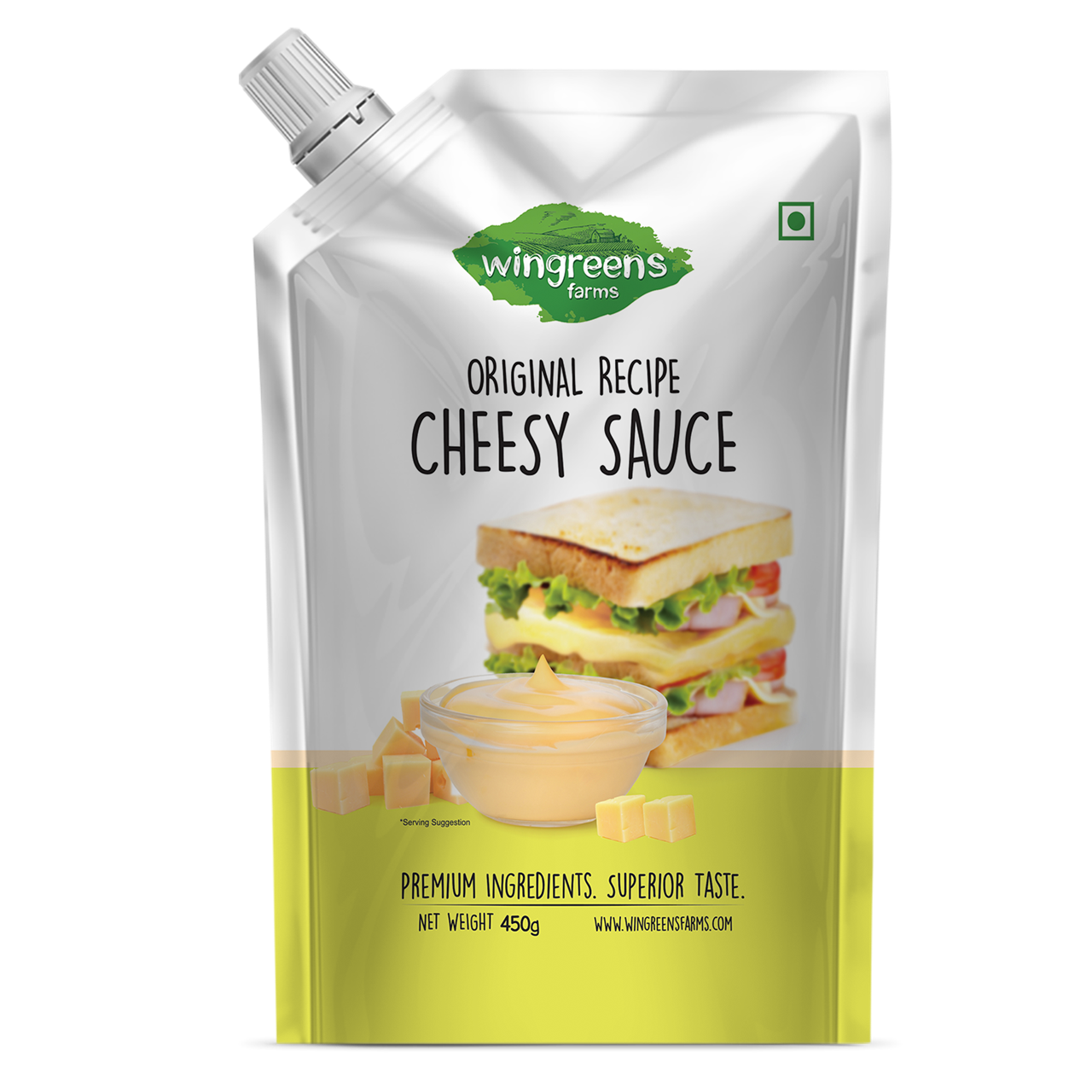 Picture of Wingreens Cheesy Sauce Spout Pouch450g