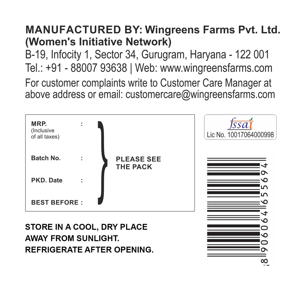 Picture of Wingreens Italian Herb Mayo Spout Pouch450g