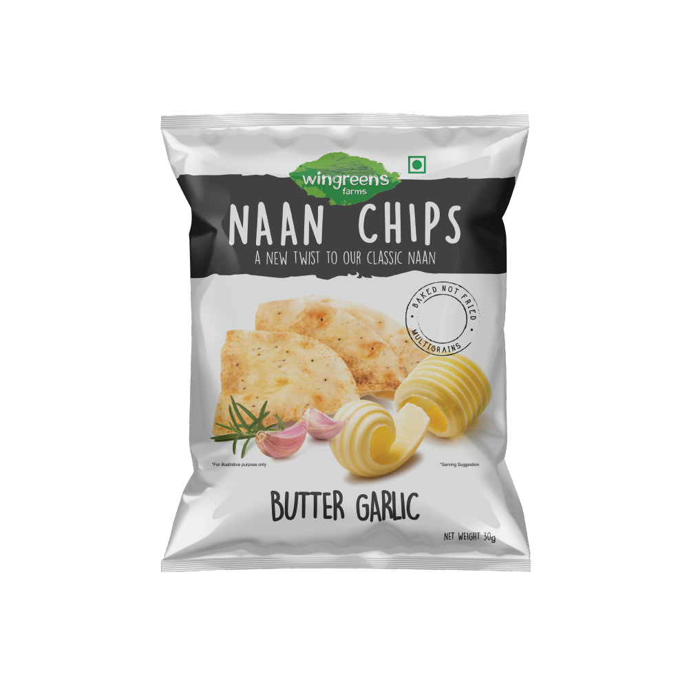 Picture of Wingreens Butter Garlic Naan Chips             30g 